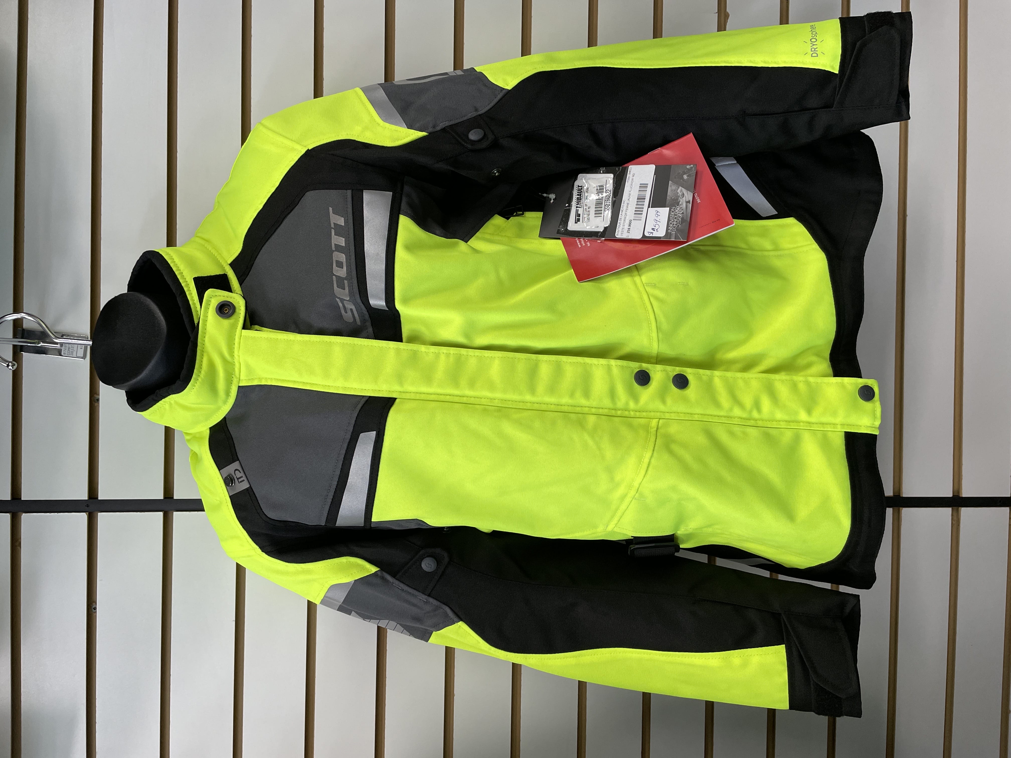 #VESTE STORM DP FEMME JAUNE FLUO/NOIR XL